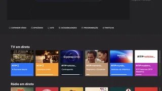 Seleção TV em direto no RTP Play com RTP1, RTP2, RTP Notícias, Memória, Mundo e Madeira.